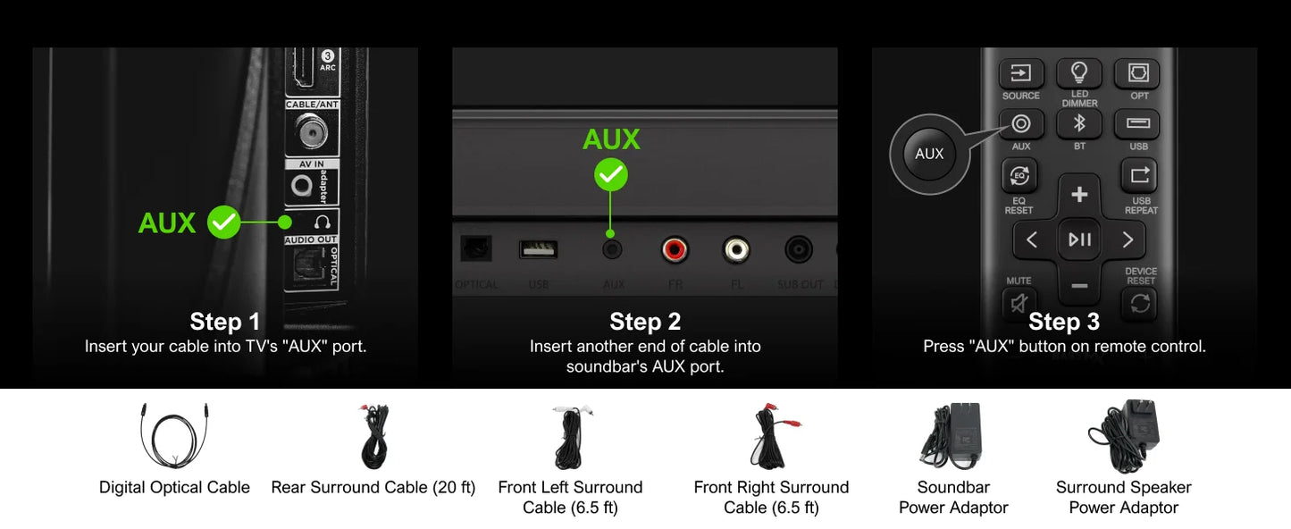 ULTIMEA 7.1ch Virtual Surround Sound Bar With App Control