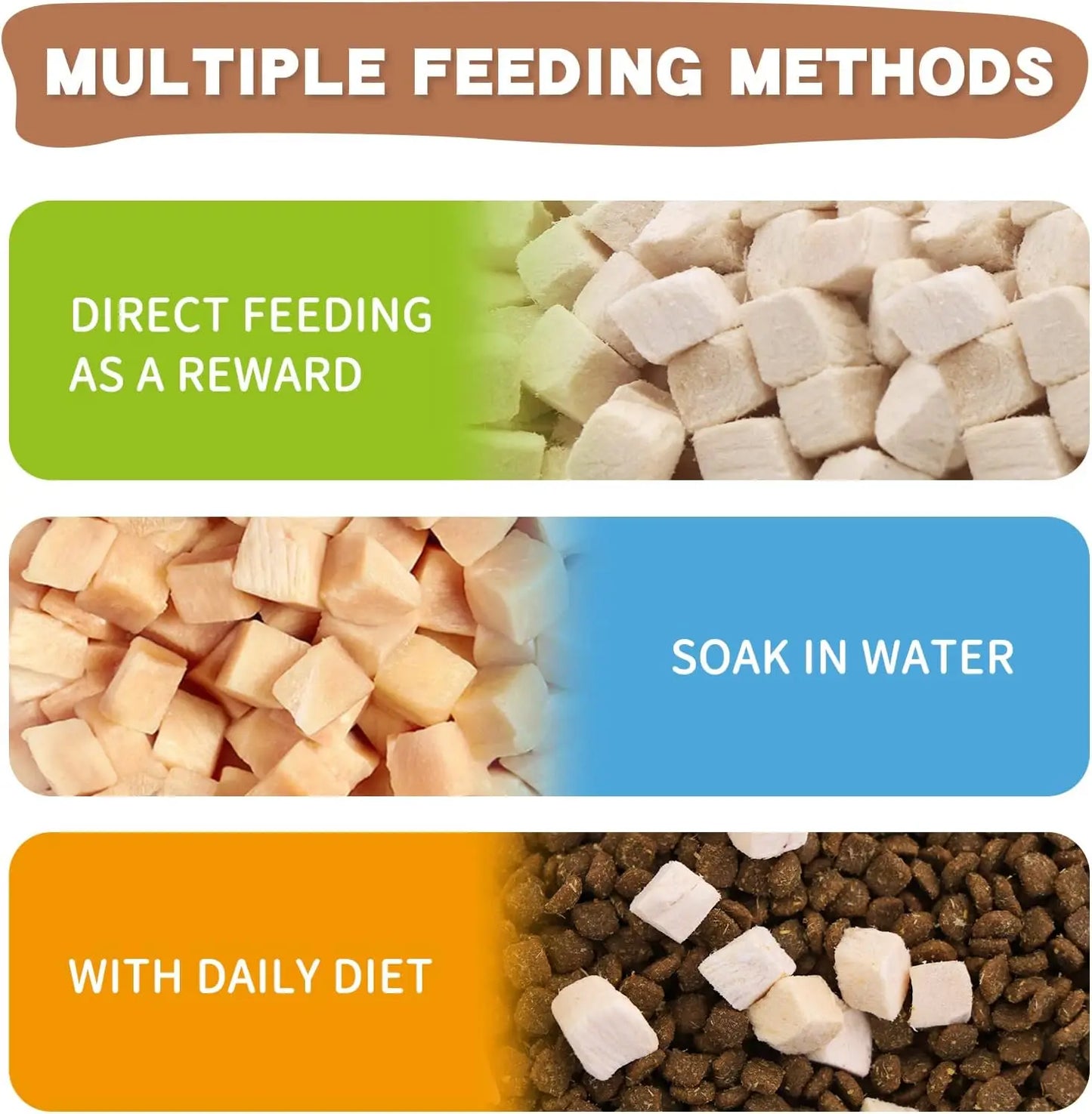 Freeze-Dried Chicken Treats for Dogs and Cats Single Ingredient