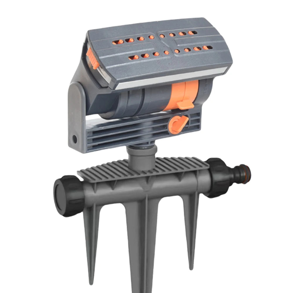 Oscillating Sprinkler Automatic Garden Sprinkler With 16 Nozzles For Lawn Patio Garden Watering System Adjustable Flow