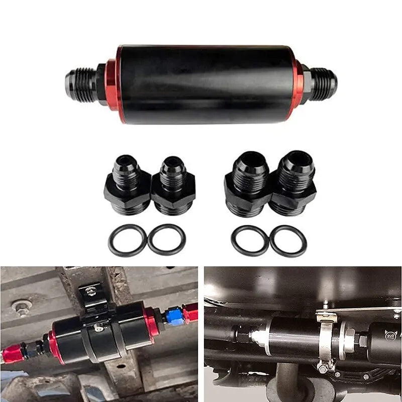 Cssport High Flow Inline Fuel Filter 100 Micron Universal