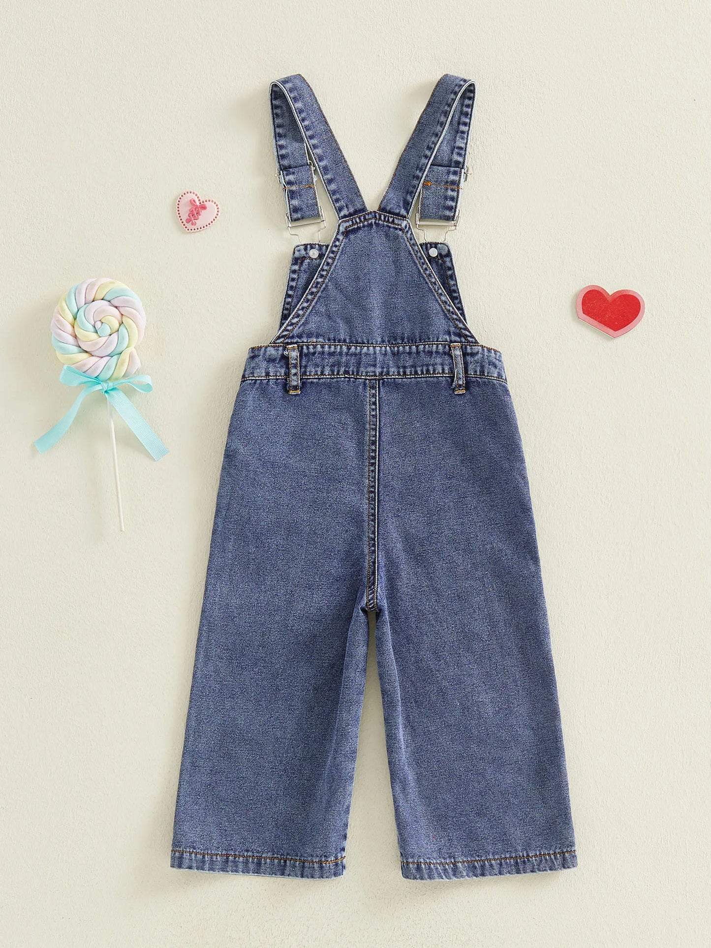 Girls Sleeveless Floral Print Jumpsuit With Ruffle And Adjustable Straps