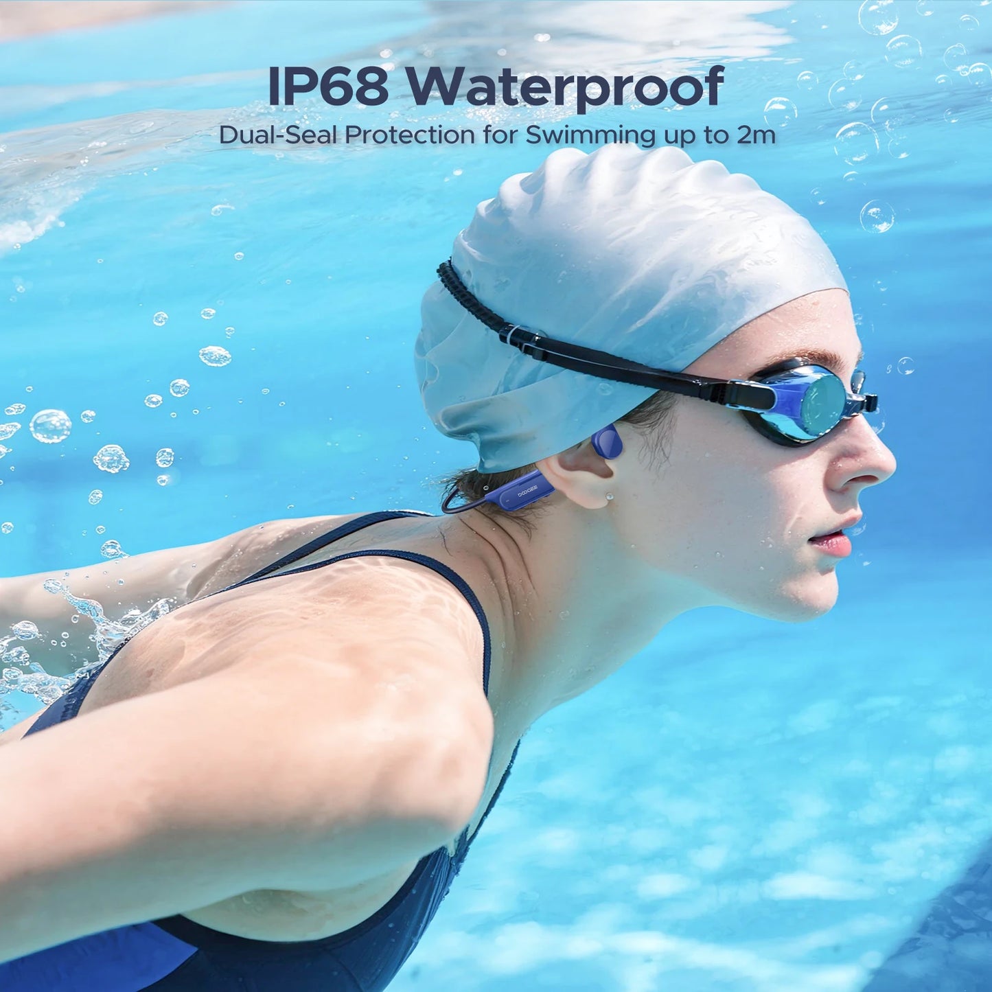 DOOGEE BoneBeat Swim Lite Bone Conduction Headphones IP68 Waterproof