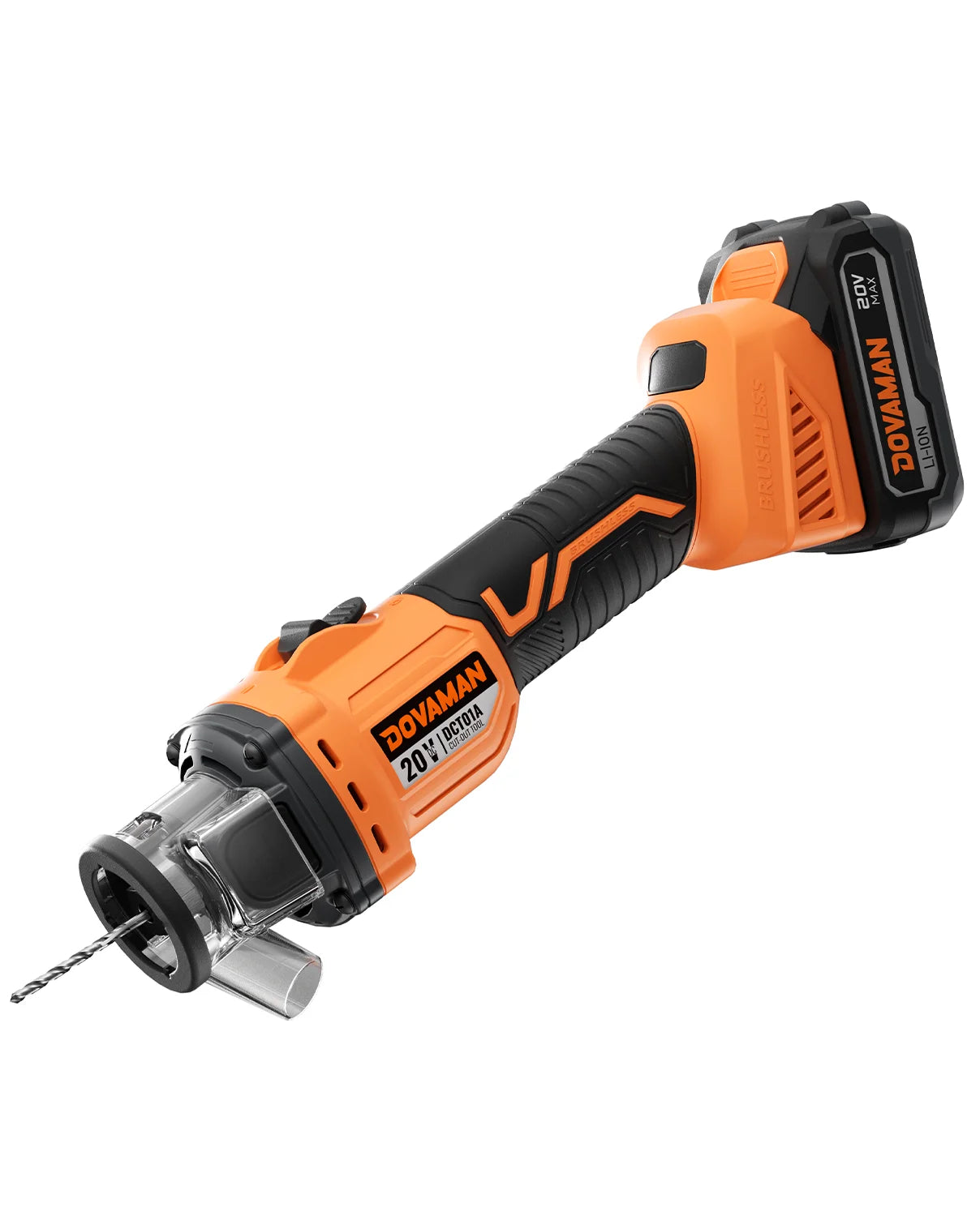 DOVAMAN 20V Brushless Drywall Cut Out Tool 30000 RPM