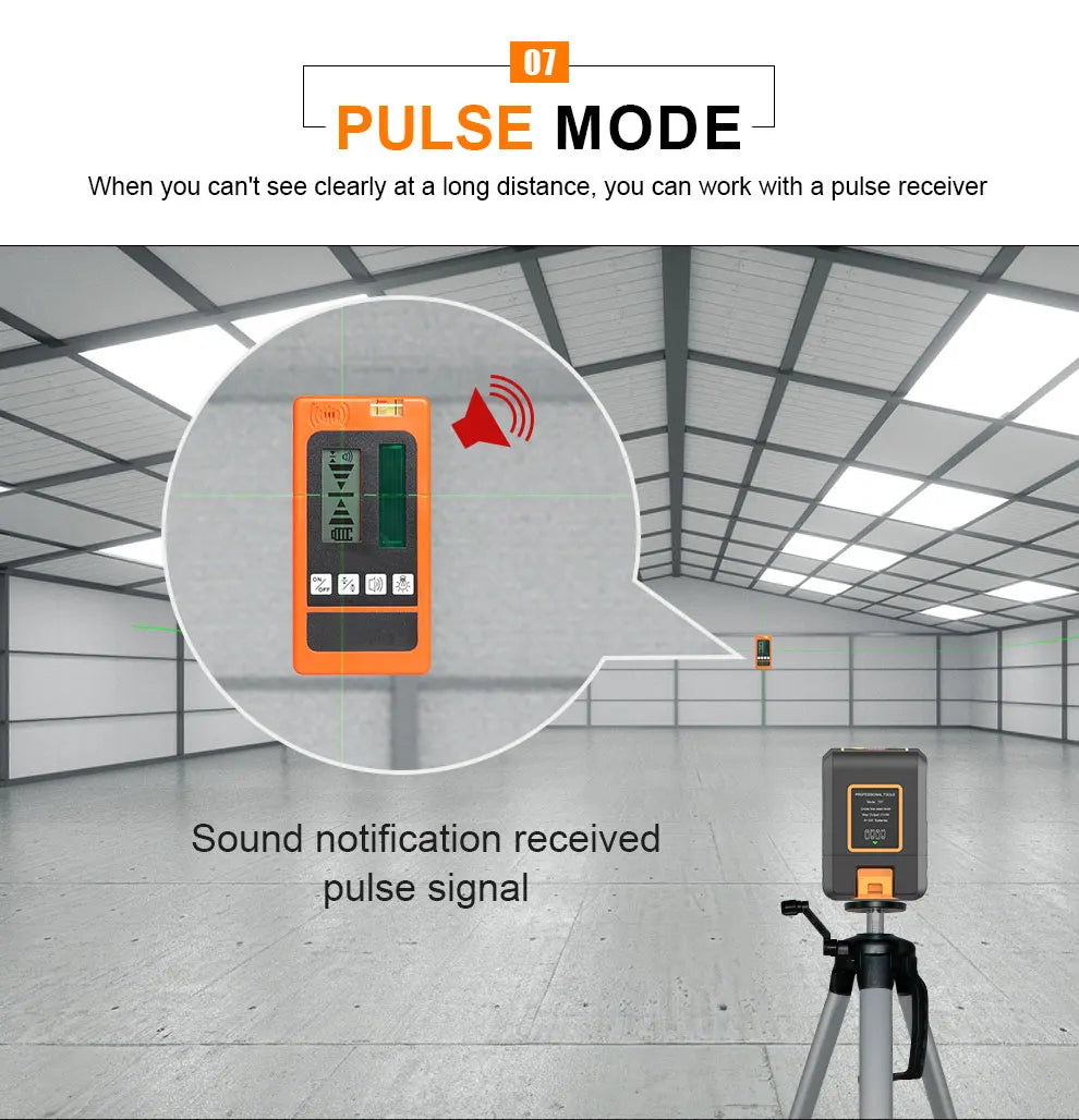INORM Two Line Laser Level Self Leveling Green Beam