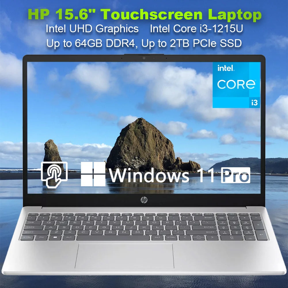 HP Business Laptop Touchscreen Intel Core i3 1215U 2TB SSD