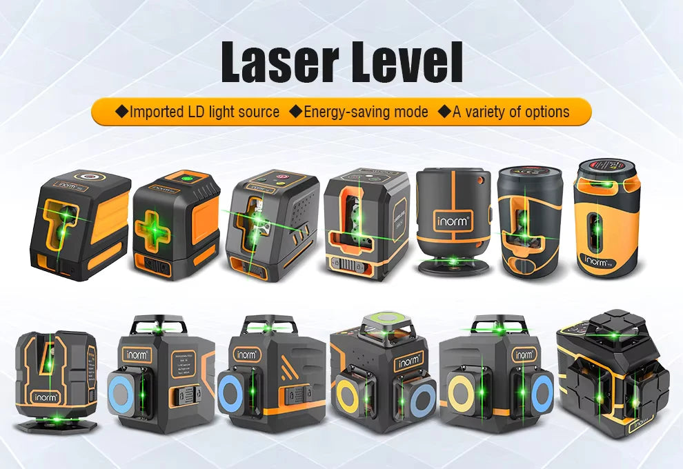 INORM Two Line Laser Level Self Leveling Green Beam