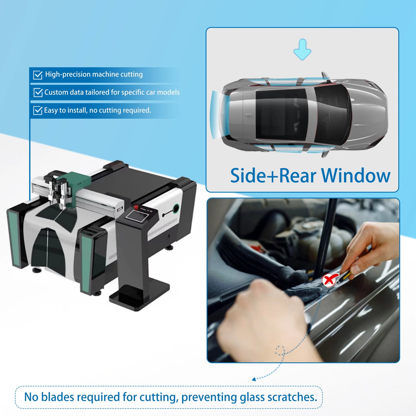 Haiy Co Precut CR-V Window Tint Honda CR-V UV Blocking