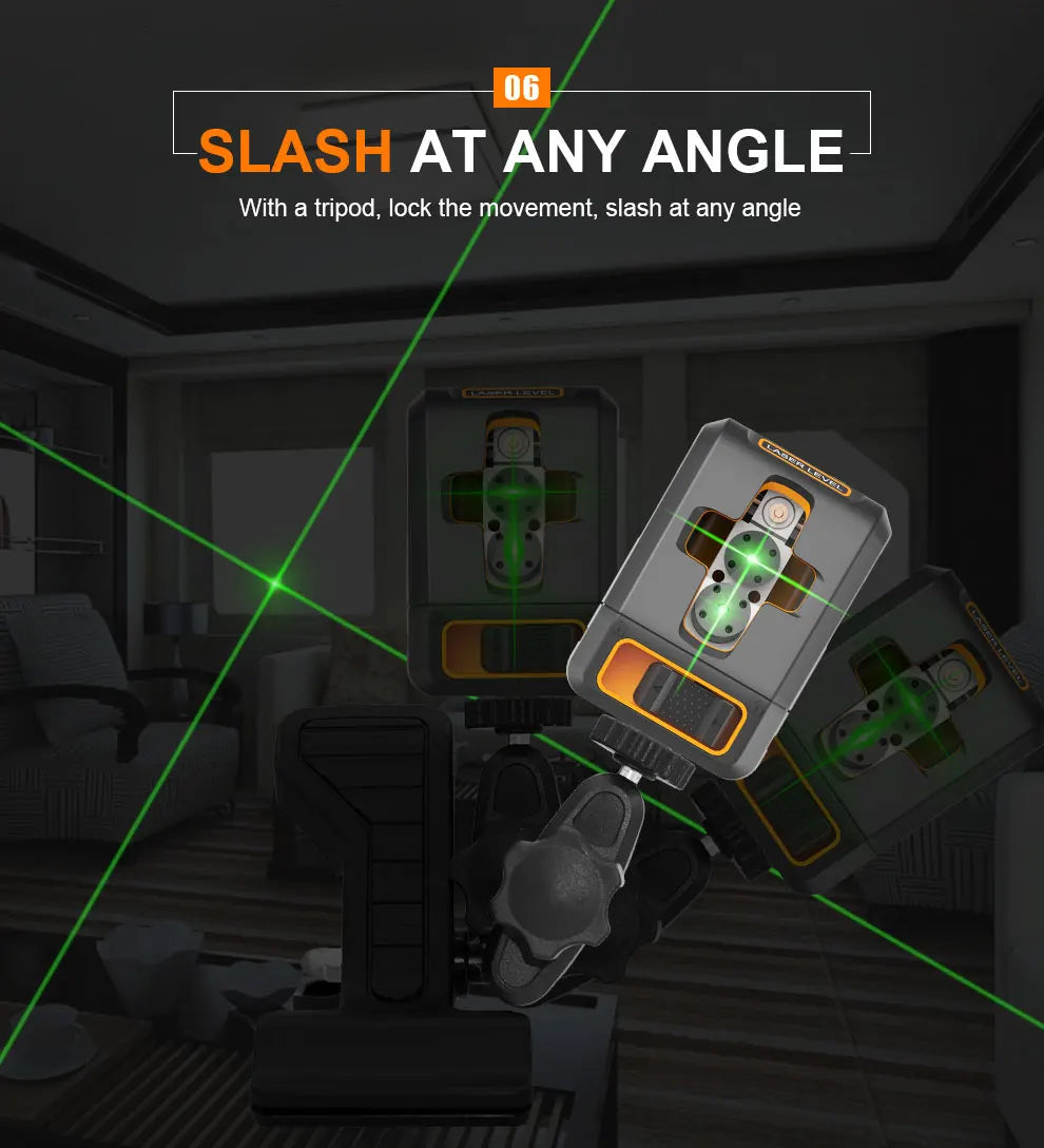 INORM Two Line Laser Level Self Leveling Green Beam