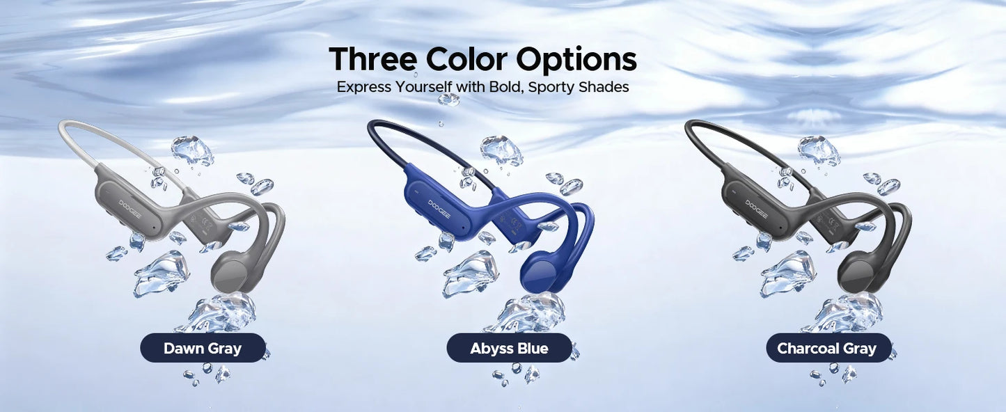 DOOGEE BoneBeat Swim Lite Bone Conduction Headphones IP68 Waterproof