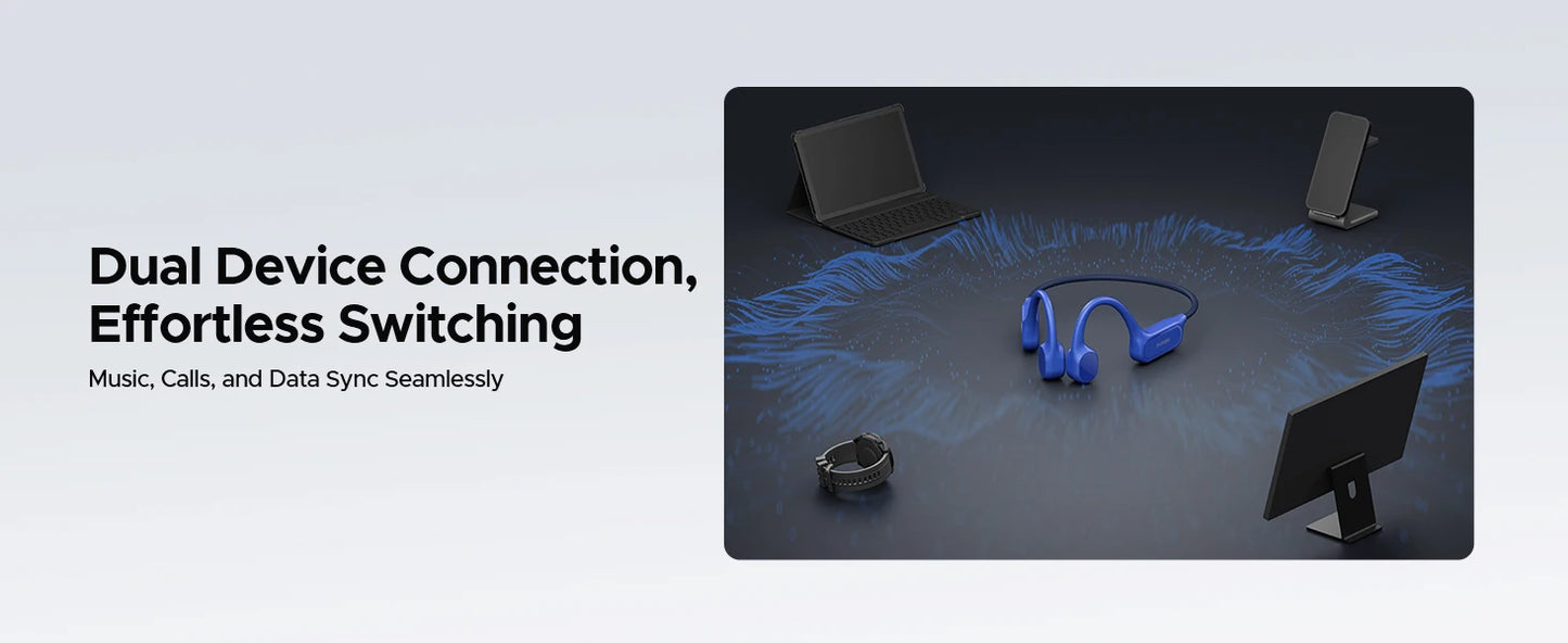 DOOGEE BoneBeat Swim Lite Bone Conduction Headphones IP68 Waterproof