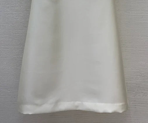 Textured A Line Mini Dress With Round Neck Cap Sleeves