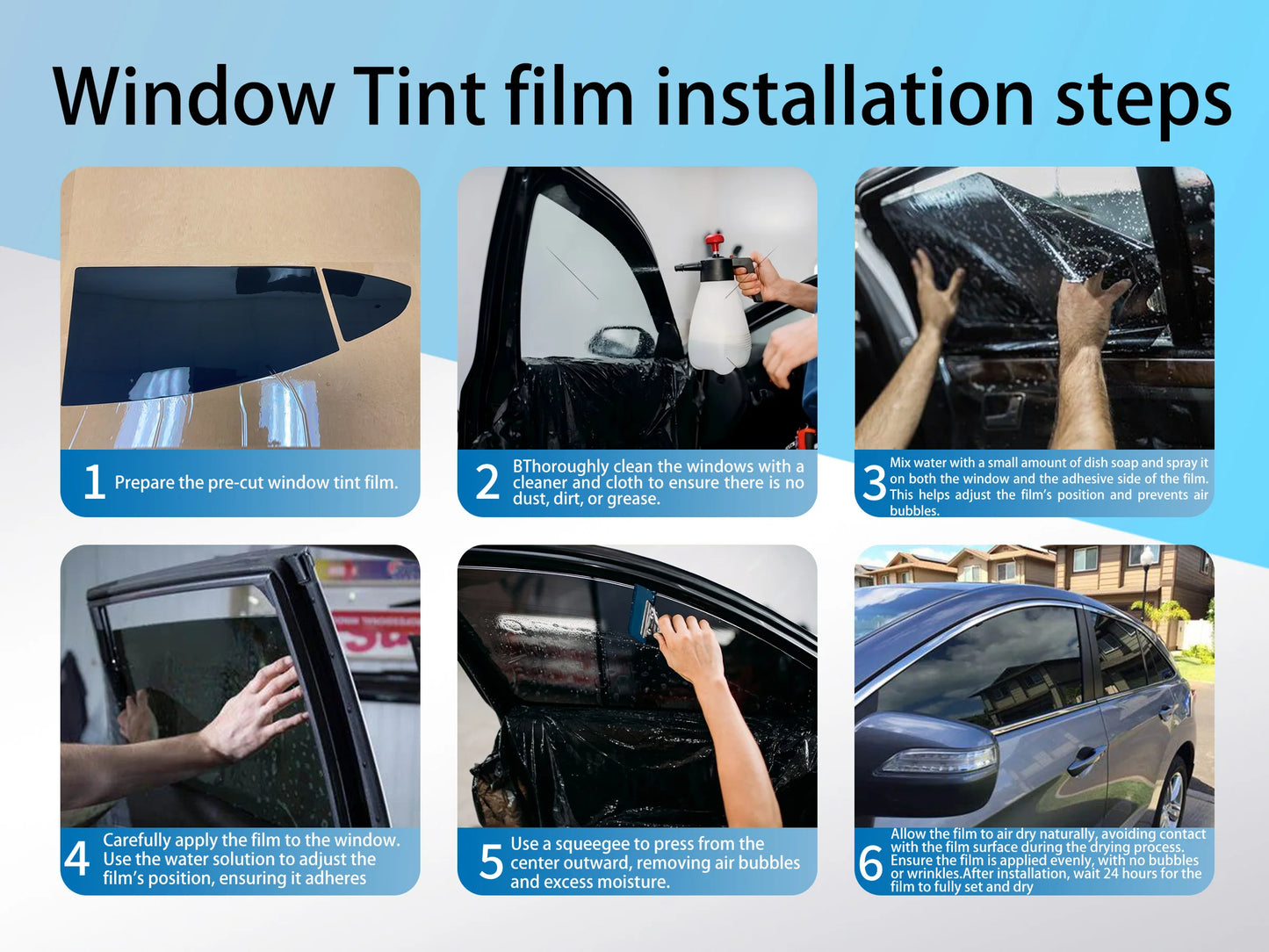 Haiy Co Precut CR-V Window Tint Honda CR-V UV Blocking