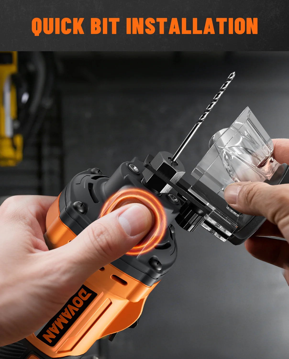 DOVAMAN 20V Brushless Drywall Cut Out Tool 30000 RPM