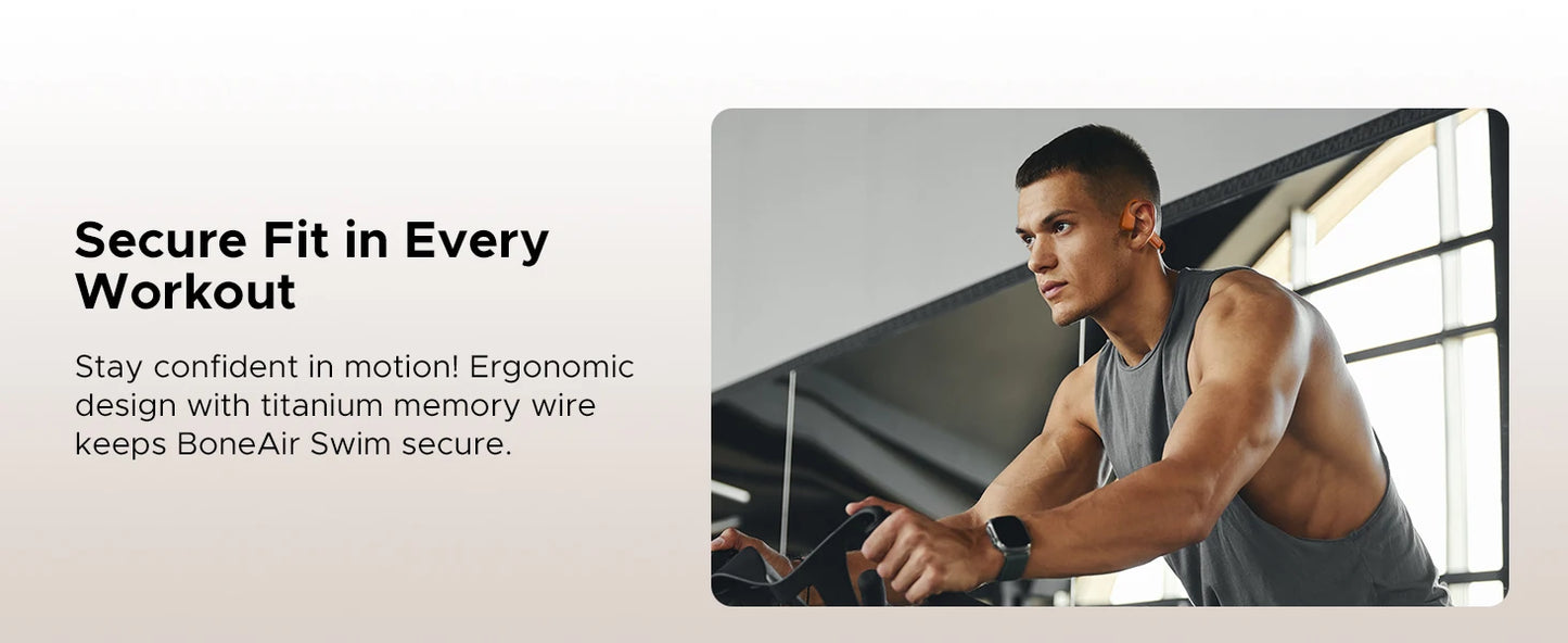 DOOGEE BoneAir Swim Bone Conduction Headphones Bluetooth 5.4 IP68