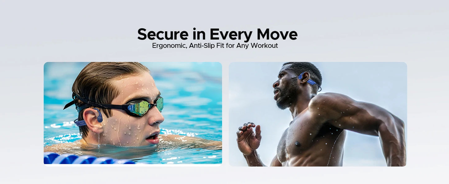 DOOGEE BoneBeat Swim Lite Bone Conduction Headphones IP68 Waterproof