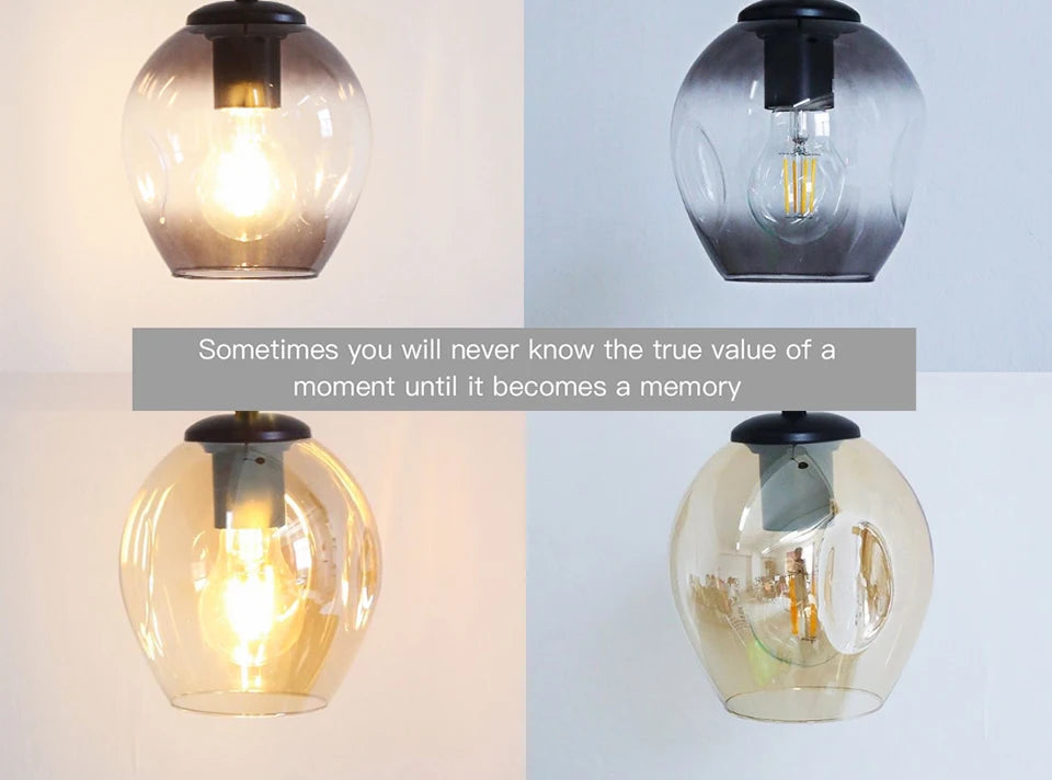 CNDL Nordic Glass LED Chandeliers Modern Indoor Ceiling Lighting