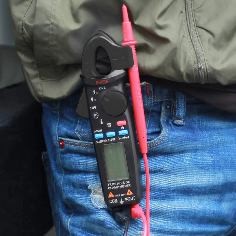 BSIDE ACM91 Digital Clamp Meter 100A DC AC Ammeter