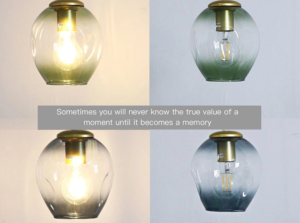 CNDL Nordic Glass LED Chandeliers Modern Indoor Ceiling Lighting