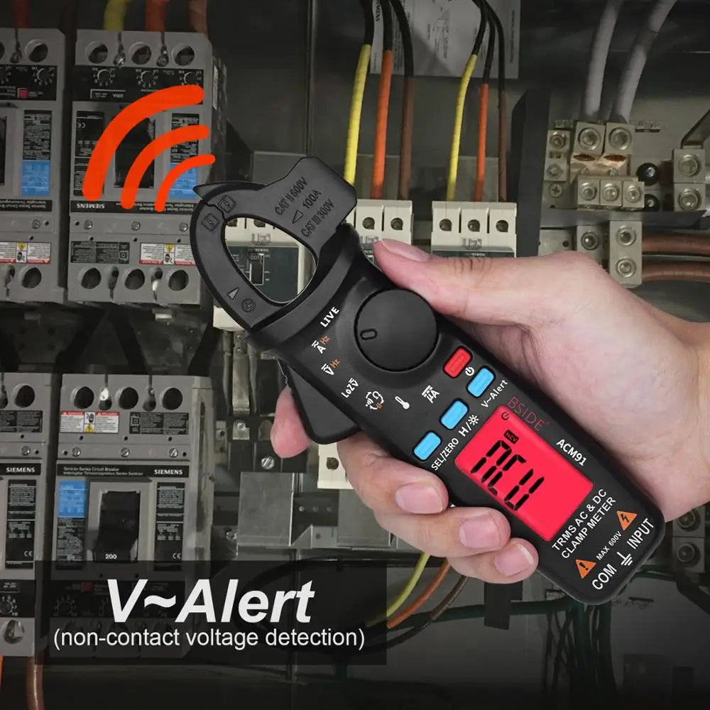 BSIDE ACM91 Digital Clamp Meter 100A DC AC Ammeter