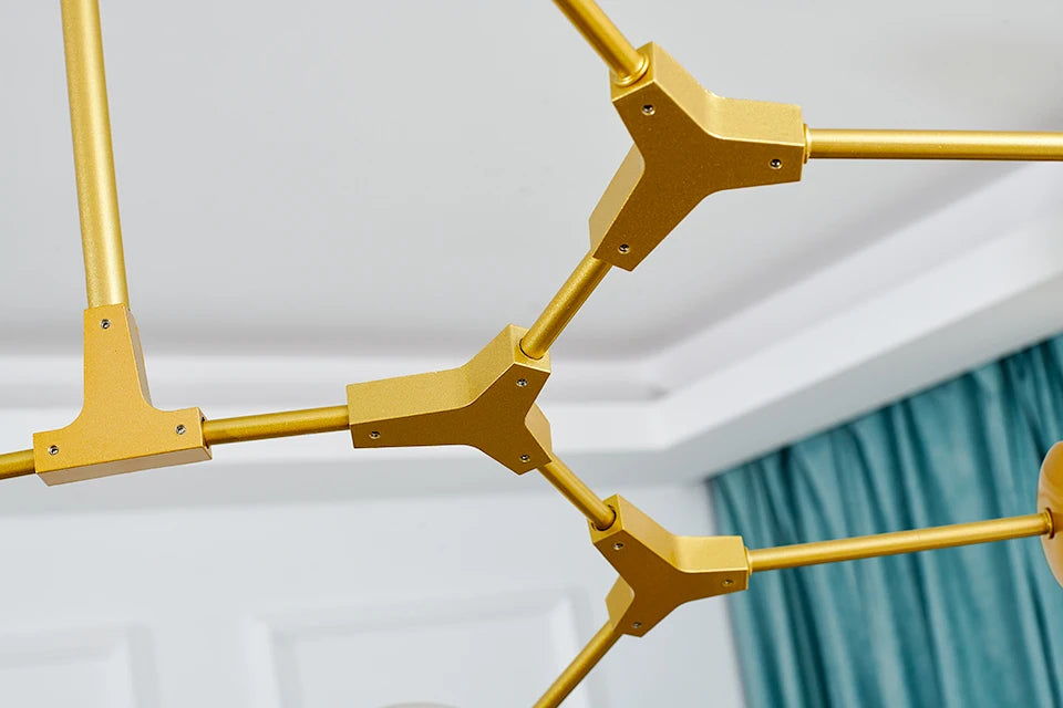 CNDL Nordic Glass LED Chandeliers Modern Indoor Ceiling Lighting