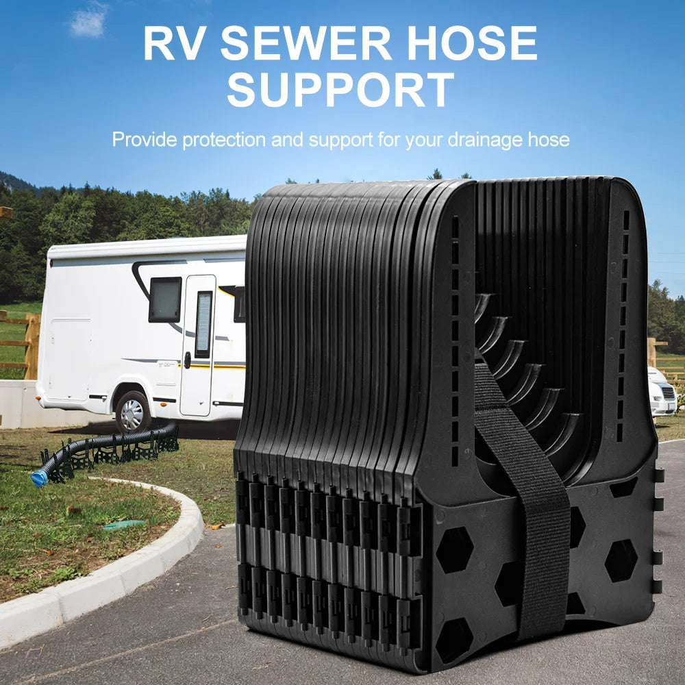 FOSITAN RV Sewage Pipe Support U Shape Cradles Secure
