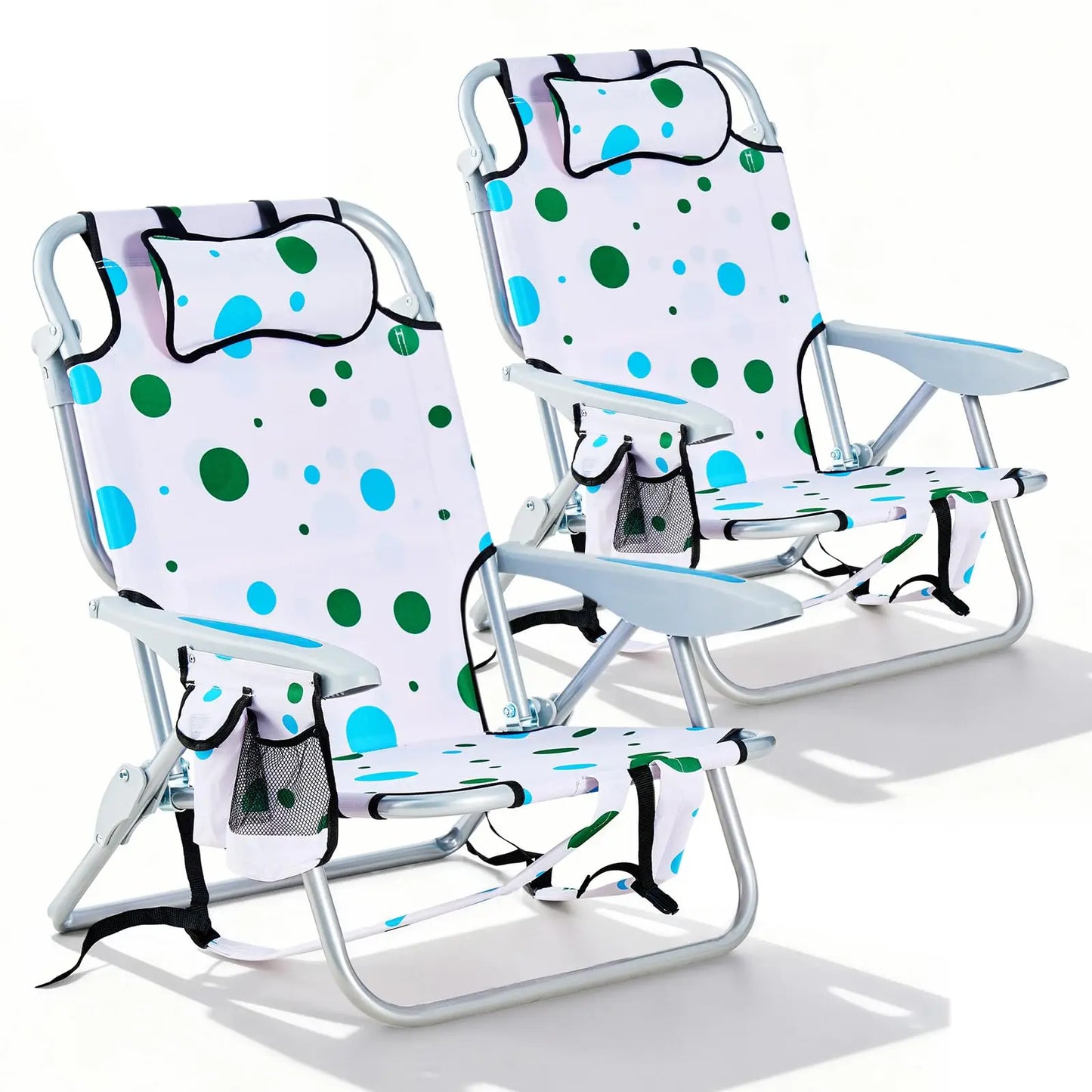 XIAOLANG 2 Pack Lightweight Portable Camping Beach Chair For Adults
