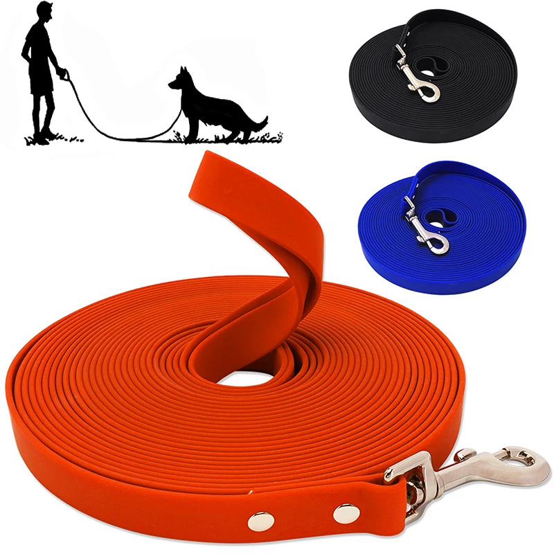 Waterproof Dog Leash Plastic Easy Clean Rope For Walking