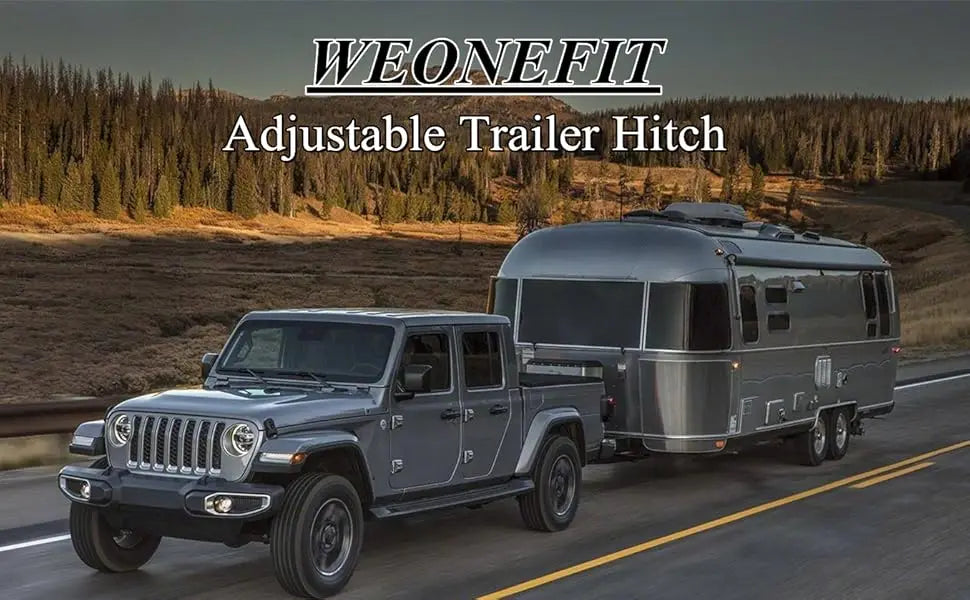 AP03 Adjustable Aluminum Trailer Hitch 18500 LBS GTW