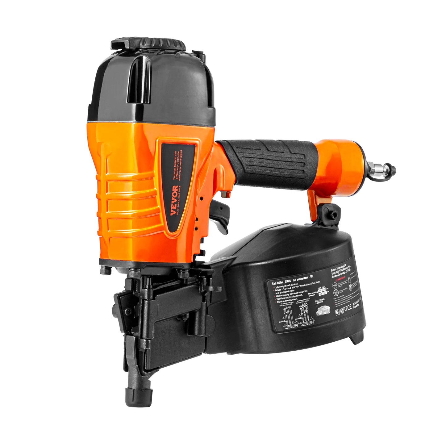 VEVOR Siding Nailer Coil CN65 CN55 CN70 CN83 CN90 Pneumatic
