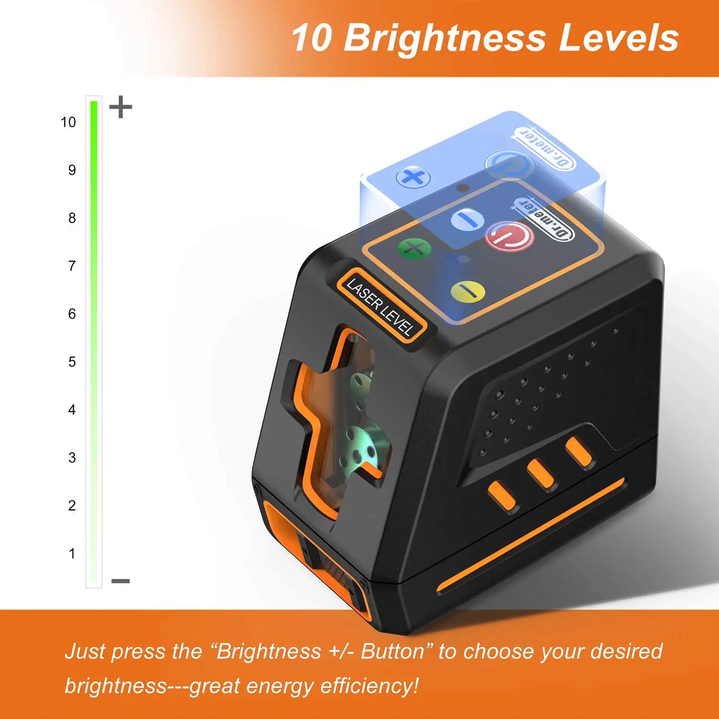 INORM Two Line Laser Level Self Leveling Green Beam