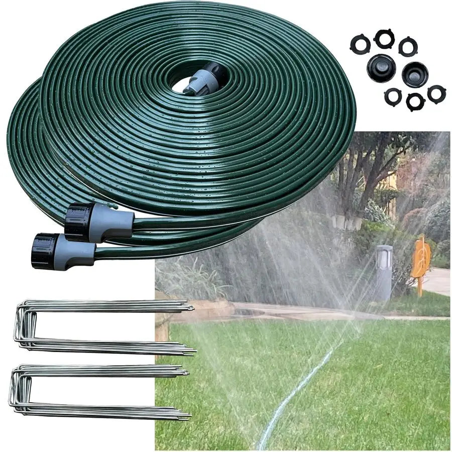 Heavy Duty Reinforced Flat Sprinkler And Soaker Hose Garden Irrigation