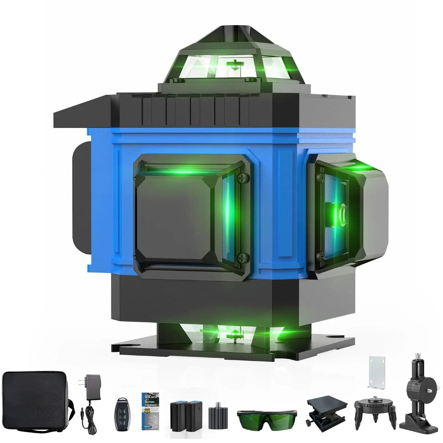 4D 360 Degree Laser Level Self Leveling With LCD Screen