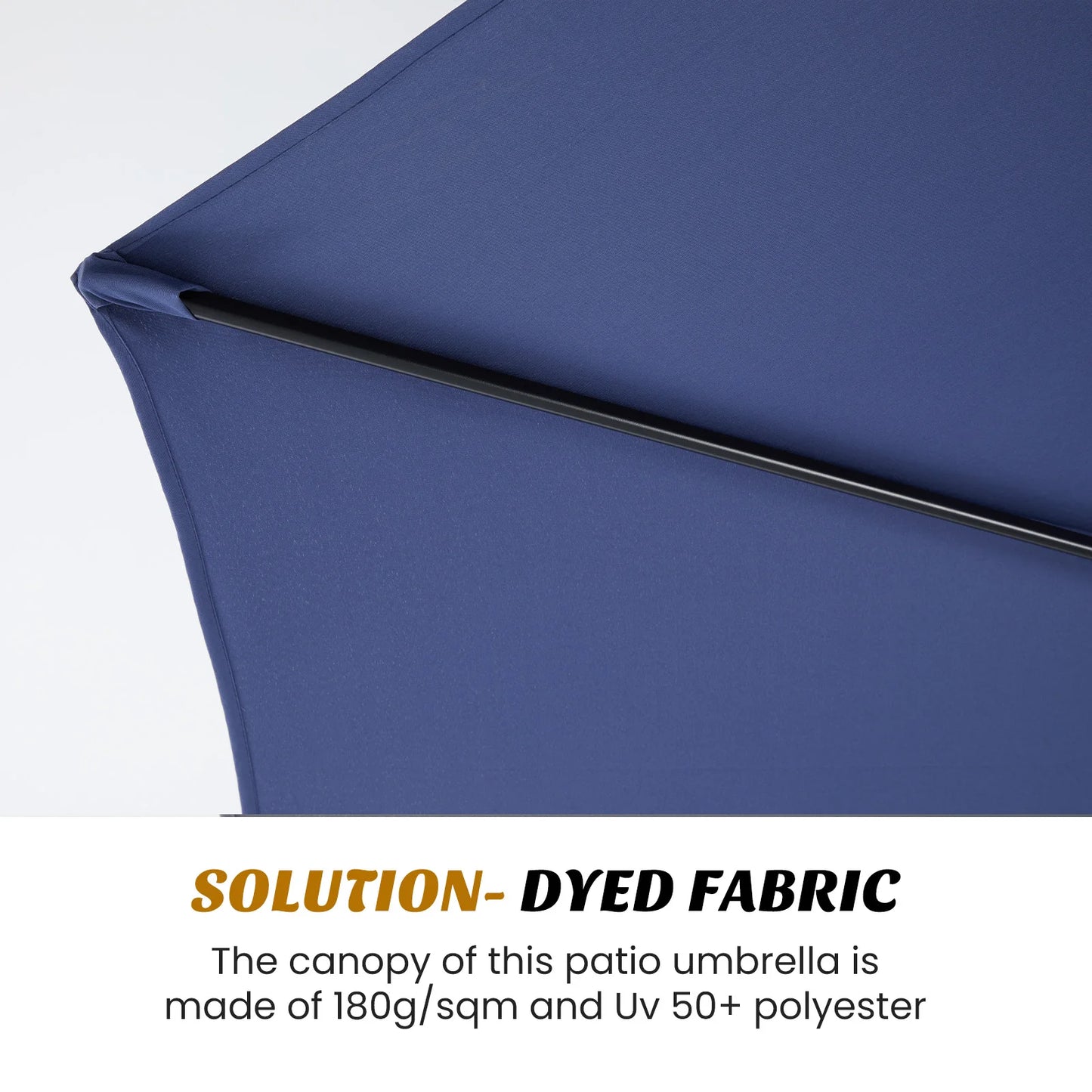 JHK Outdoor Cantilever Patio Umbrella With Easy Tilt UV Protection