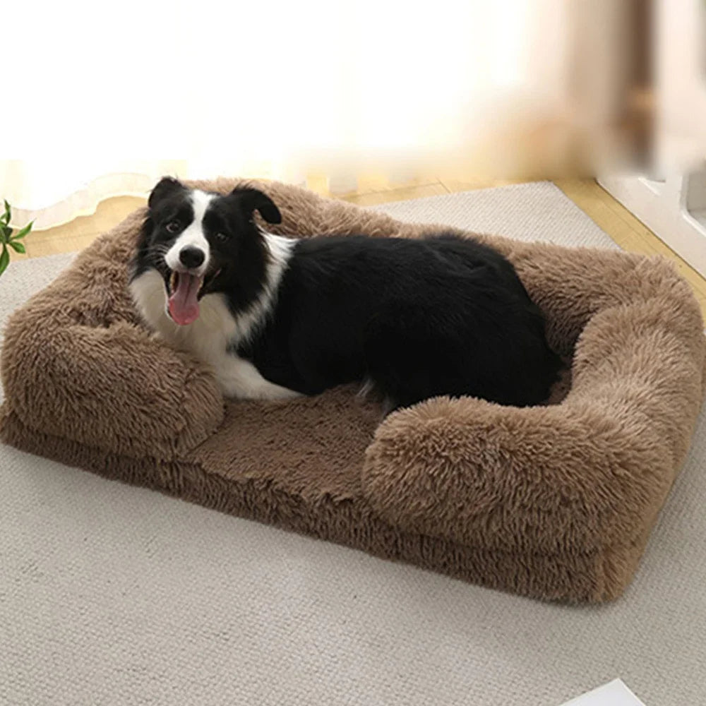 Three Sided Surround Dog Bed With Full Filling For Pets