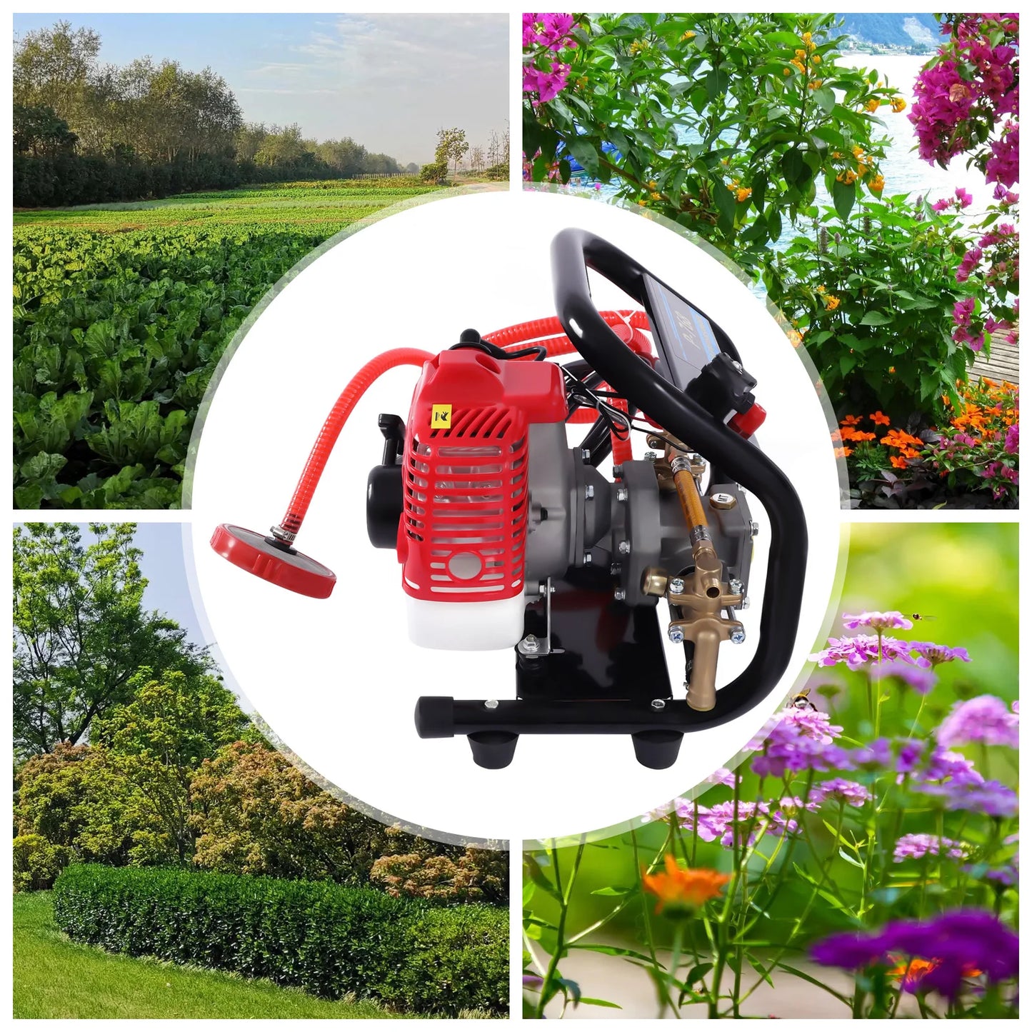 Bymaocar 26cc High Pressure Gasoline Sprayer Handheld For Garden Irrigation
