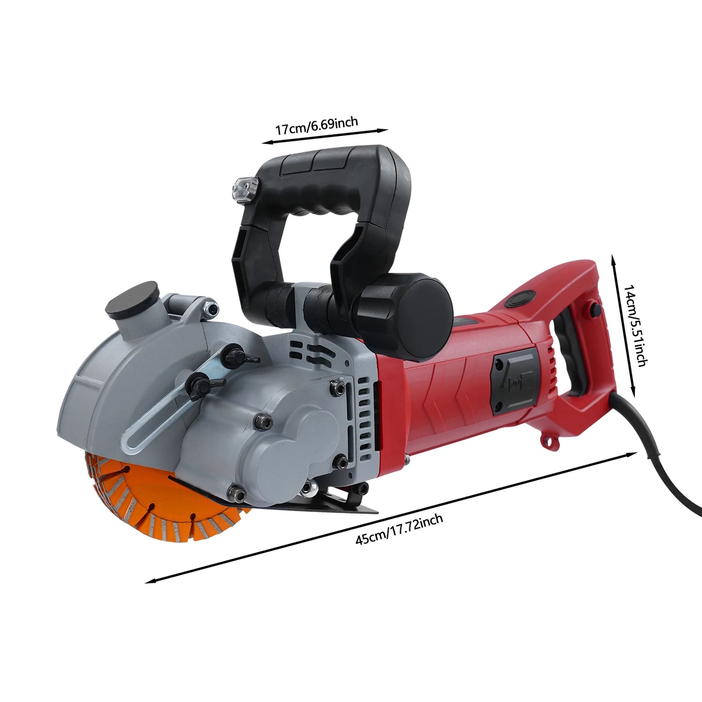 CNCEST Electric Wall Groove Cutter 110V 4800W 360 Degree Groover