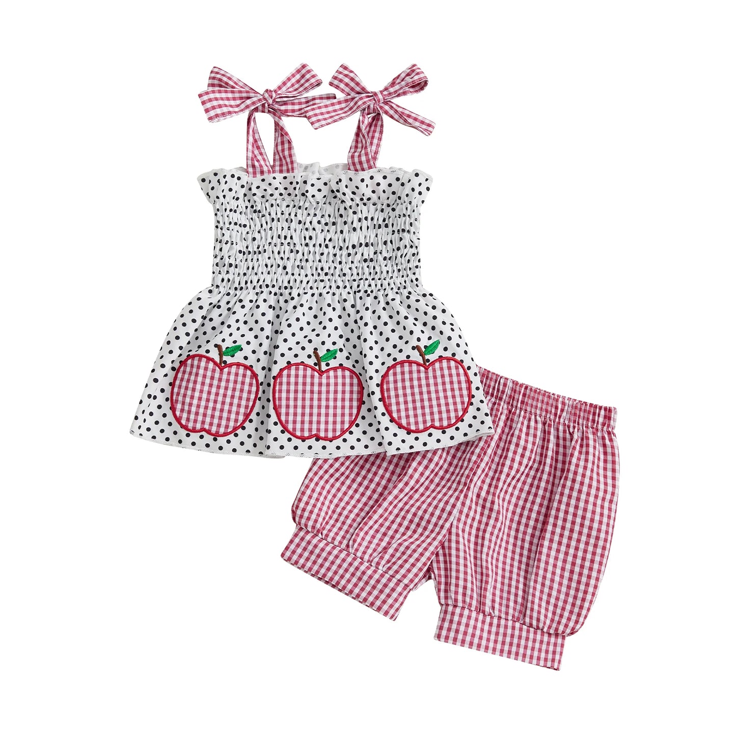 Toddler Girl Floral Sleeveless Top Denim Shorts Set