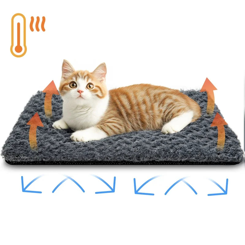 NONECN Self Heating Pet Pad Warm Blanket Cats Dogs