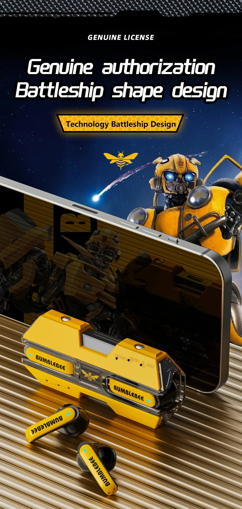 Transformers TF T01 Gaming Earphones Bluetooth ENC Headphones