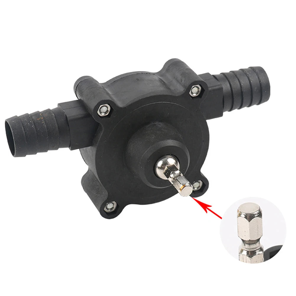 Alloet Portable Electric Self Priming Water Oil Pump For Fluids