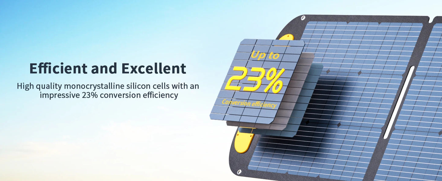 VTOMAN VS200 Portable Solar Panel 200W Outdoor Generator