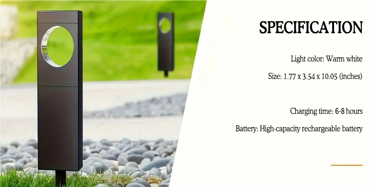 KPSTEK Solar Lights Outdoor Pathway Garden Patio LED Decor