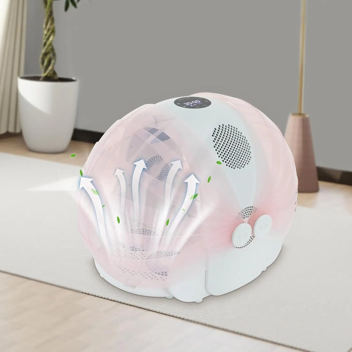 Foldable Pet Dryer Box Automatic 360° Quiet 4-Speed 8-Fan Hair Blow for Small Dog Cat, Custom
