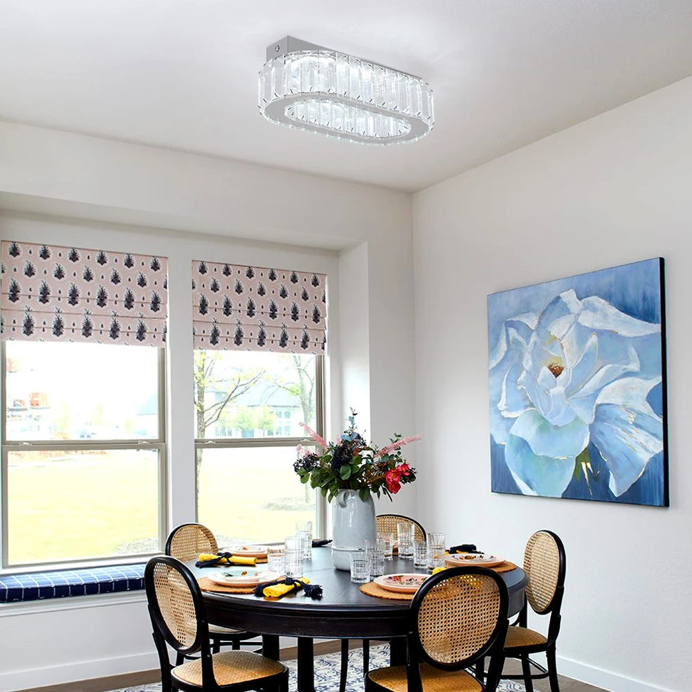 Vinilky Modern Crystal Ceiling Chandelier for Living Room