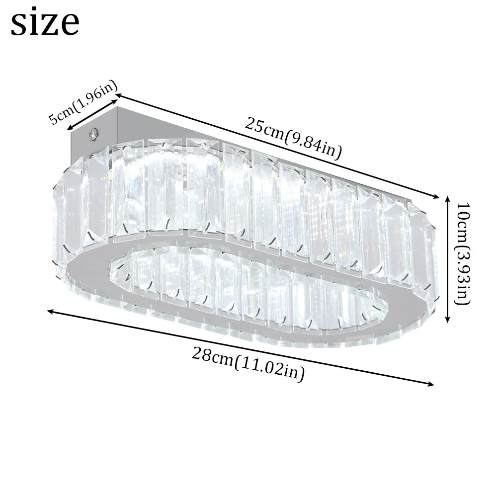 Vinilky Modern Crystal Ceiling Chandelier for Living Room