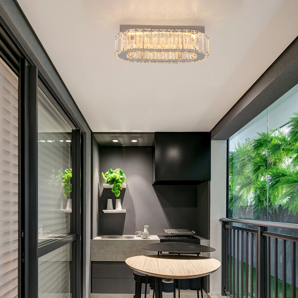 Vinilky Modern Crystal Ceiling Chandelier for Living Room