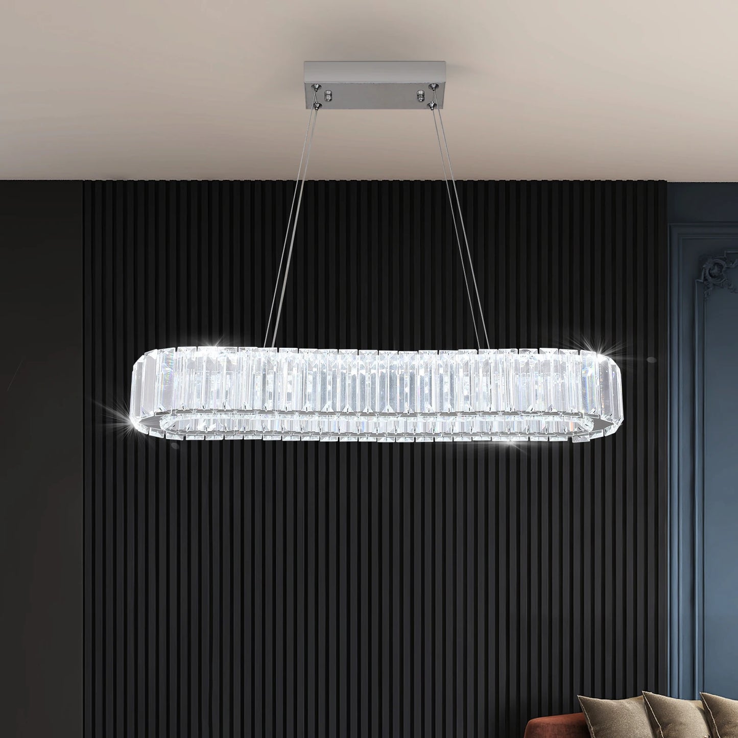 Vinilky Modern Crystal Ceiling Chandelier for Living Room