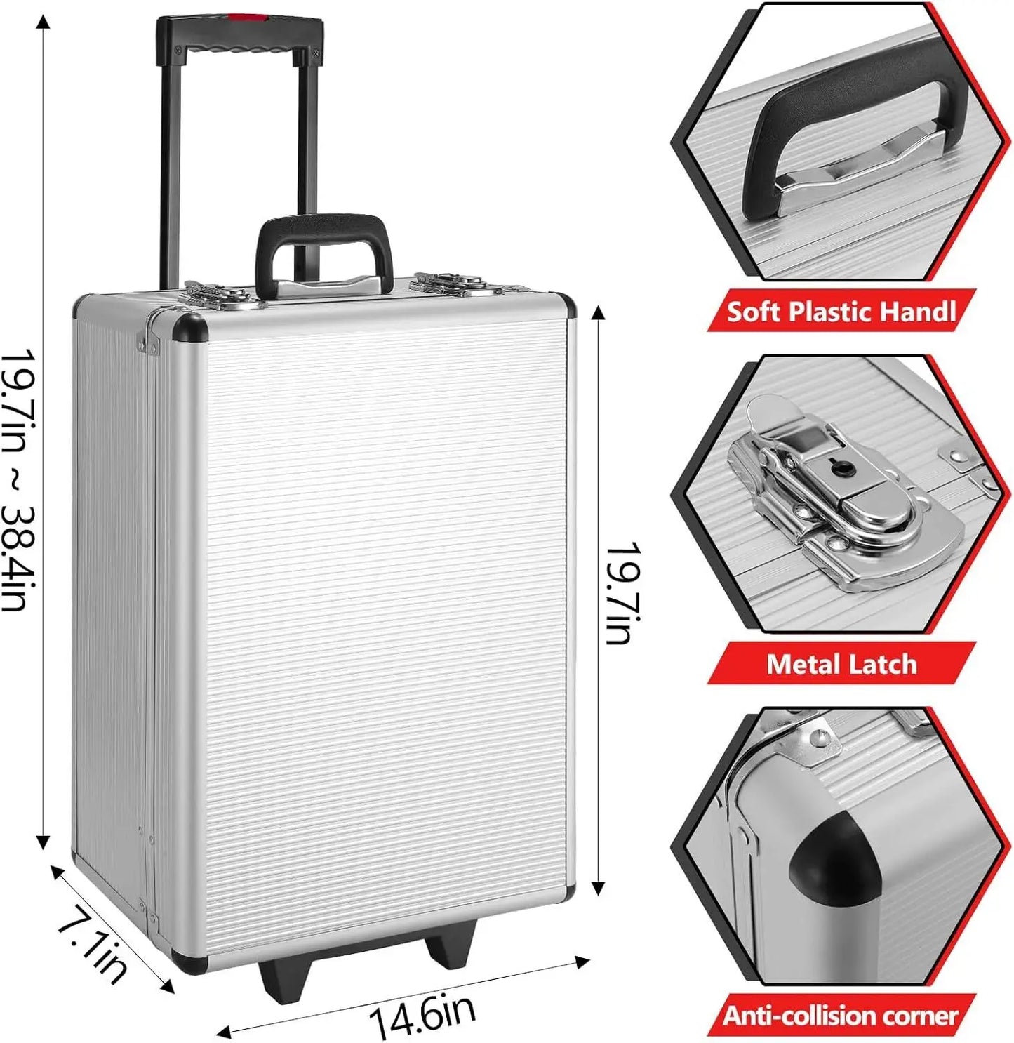 TLGREENDIY 799 Piece Home Repair Tool Set With Trolley Case