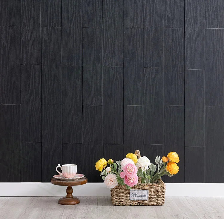 Self Adhesive Wooden Wall Stickers 10 Piece Pack Indoor Use