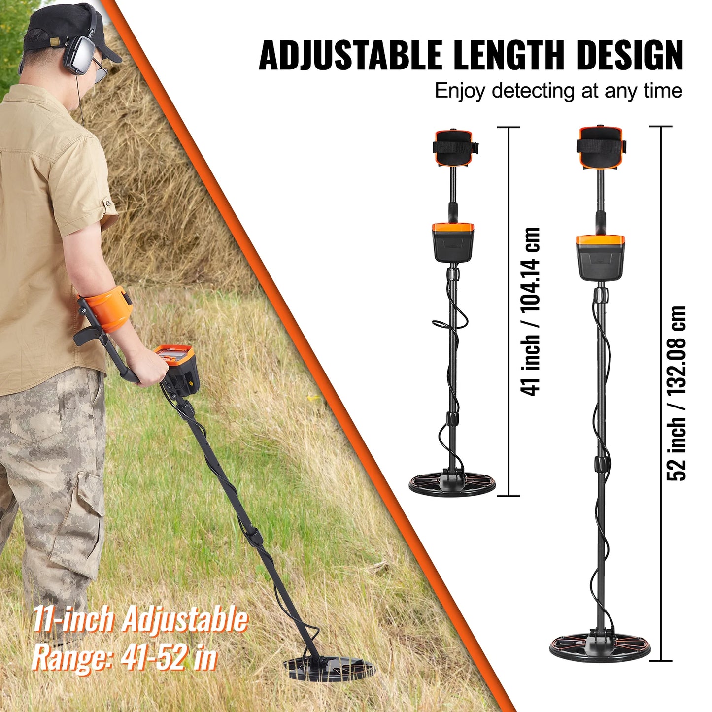 SucceBuy Metal Detector For Adults And Kids With Waterproof Coil